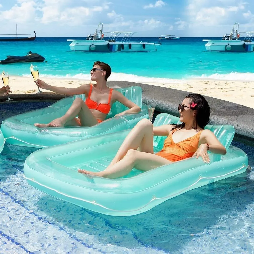 Suntan Raft Float Inflatable Tanning Personal Blow up Pool Pool Lounge Float Bl20642