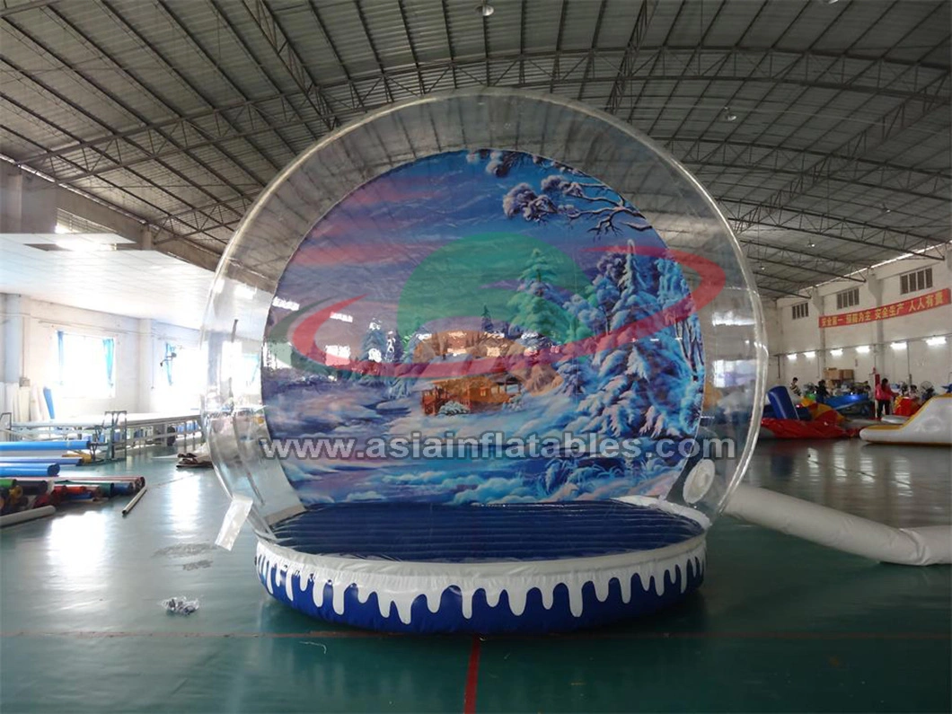 Customized Giant Inflatable Snow Globe for Advertising/ Holiday