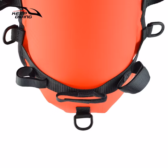 Flotteur de Signal de plongée sous-marine gonflable, haute Visibilité et robuste, avec bouée torpille et drapeau de plongée Ai15432